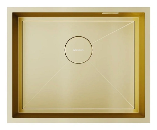 Мойка для кухни Omoikiri Kasen 54-16-INT-LG 54 см светлое золото - фото 2