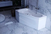 Ванна акриловая Акватек Медея 170х95 см правая без фронтального экрана