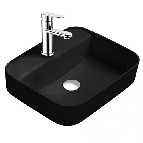 Раковина Акватек Вега 50 см черная матовая - фото 3