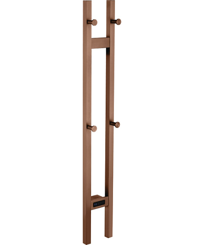 Полотенцесушитель электрический Boheme Duo 17x120 см брашированная бронза - фото 4
