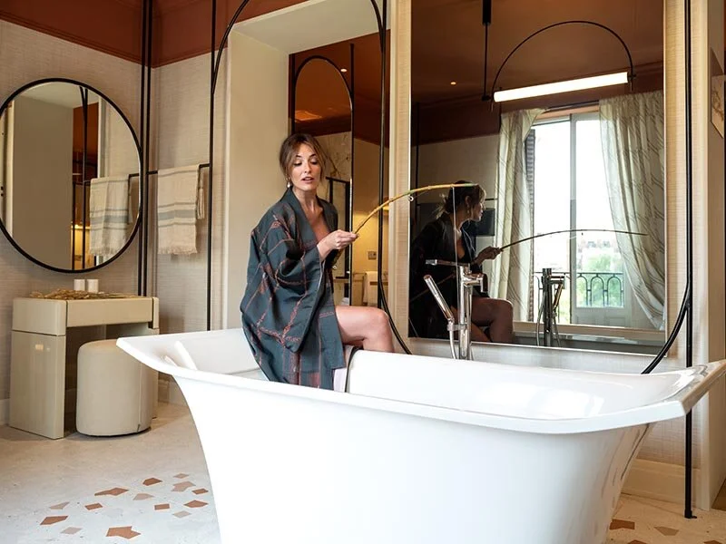 Ванна из искусственного камня Jacob Delafon Grand Boulevard 180х80 см отдельностоящая E6D156-0 (детальная фотография), отдельностоящие