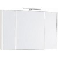 Зеркальный шкаф с подсветкой Roca Etna 100 см белый глянец