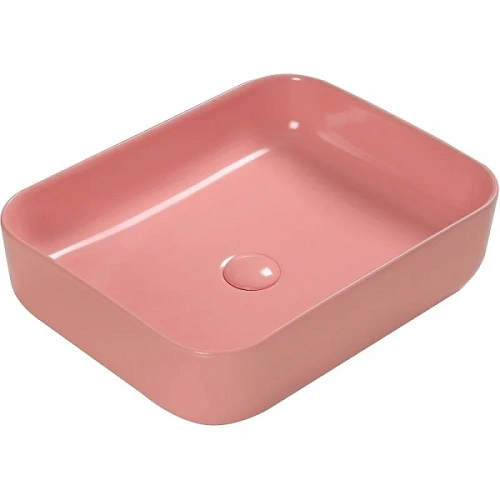 Раковина SantiLine 50 см персиковая матовая - фото 5