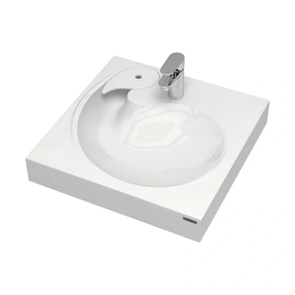 Раковина над стиральной машиной Paulmark Winken 60 см белая PM740431 (детальная фотография)