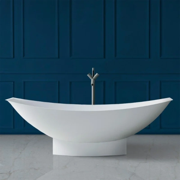 Ванна из искусственного камня Abber Stein 180x80 см отдельностоящая AS9610 (детальная фотография)