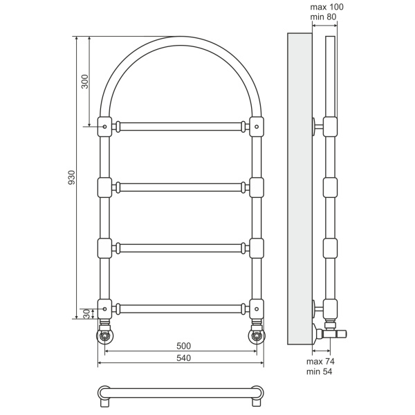 Схема (детальная фотография), лесенка, вертикальные