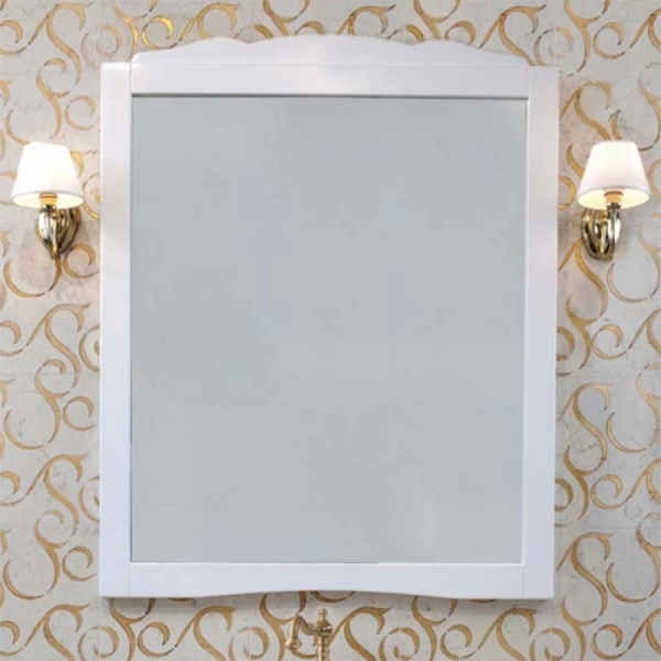 Зеркало, цвет белый глянец, La Beaute Joanna SPEC90110LBL (детальная фотография)