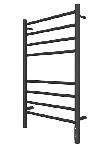 Полотенцесушитель электрический Terminus Аврора П8 500x800 матовый черный - фото 2