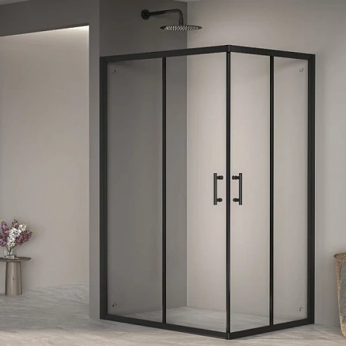 Душевой уголок RGW Passage PA-146B 100х90 см профиль черный - фото 2