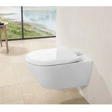 Крышка-сидение с микролифтом Villeroy & Boch Subway 2.0 белая