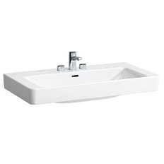 Раковина Laufen Pro S 85 см с 3 отверстиями для смесителя, с отверстием перелива