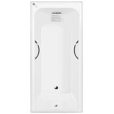 Ванна чугунная с ручками Castalia Prime 180х80х48