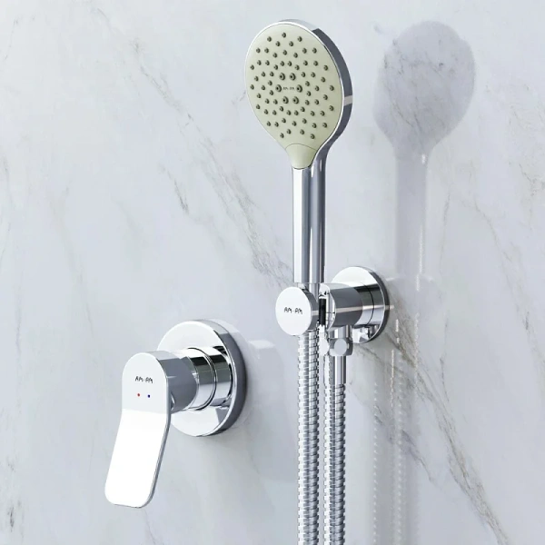 Душевой комплект Am.Pm X-Joy с внутренней частью FB85A2H020 (детальная фотография), душевые комплекты, наборы