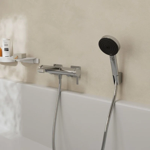 Смеситель для ванны Hansgrohe Tecturis E хром 73420000 (детальная фотография), хром