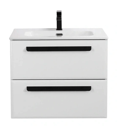 Тумба под раковину подвесная Cezares Eco 70 см Bianco Lucido - фото 1