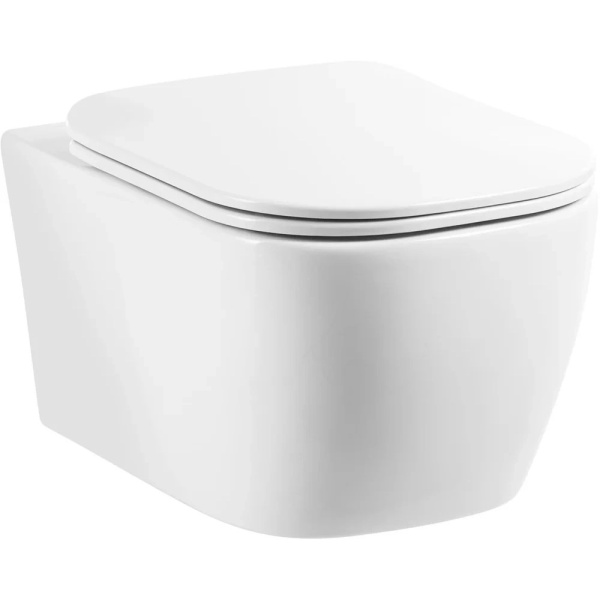 Унитаз подвесной BelBagno Genova безободковый BB1102CH (детальная фотография)