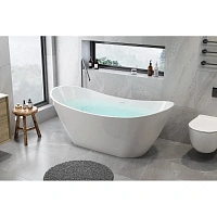Ванна акриловая Royal Bath Wave RB610101GR, 170 x 75 см, цвет белый
