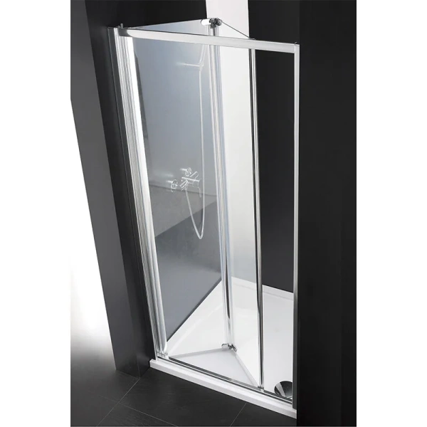 Душевая дверь в нишу Cezares Anima 90 см стекло рифленое Punto ANIMA-W-BS-90-P-Cr (детальная фотография)