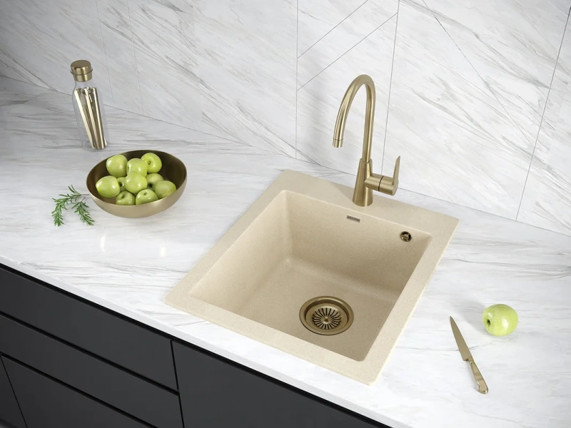 Смеситель для кухни Paulmark Holstein бронза Ho212065-BR (детальная фотография), для кухни