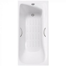 Ванна чугунная Delice Continental Plus 150х70 см с антискользящим покрытием