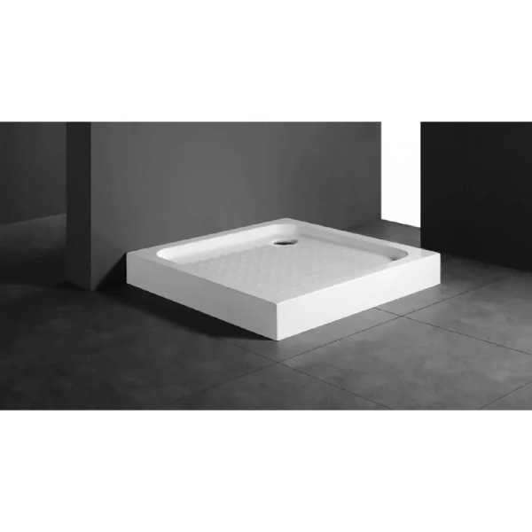 Душевой поддон Vegas-Glass HG 100x100 см белый HG-016-100 (детальная фотография), недорогие