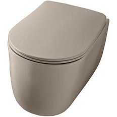 Унитаз подвесной Kerasan Nolita nocciola mat