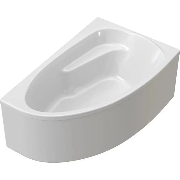 Ванна акриловая Diwo Валдай L/R 150 x 95 см, с каркасом, цвет белый, левая/правая, Щ0000055178/Щ0000055179/Щ0000055243 Щ0000055178/Щ0000055243 (детальная фотография), в наличии