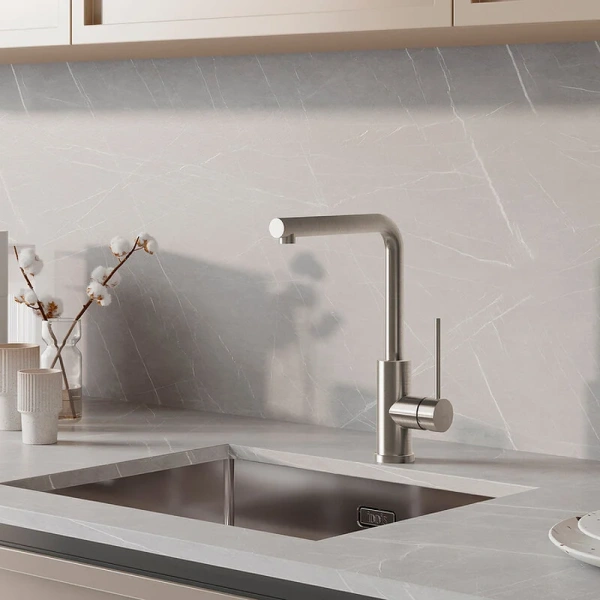 Смеситель для кухни IDDIS Rule сатин RULSTL0i05 (детальная фотография), современные, hi-tech