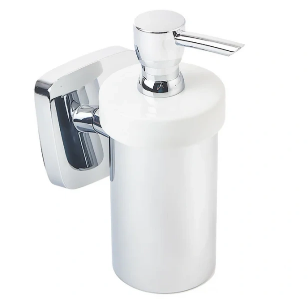 Дозатор для мыла Hansgrohe PuraVida 41503000 (детальная фотография), хром