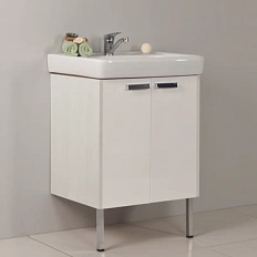 Тумба с раковиной напольная Акватон Йорк 1A170201YO 60 см с двумя распашными дверцами