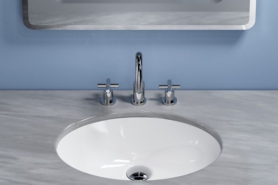 Раковина Laufen Birova 53 см встраиваемая снизу 8.1119.1.000.000.1 (детальная фотография), современные, hi-tech