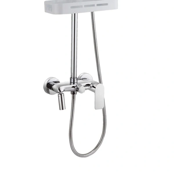 Душевая стойка Lemark Tropic хром LM7002C (детальная фотография), рычажные