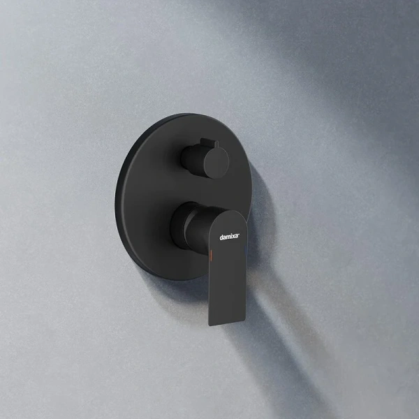 Душевой комплект Damixa Apollo черный матовый 947510300 (детальная фотография), душевые комплекты, наборы index_1