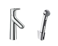Смеситель с гигиеническим душем Hansgrohe Talis S хром