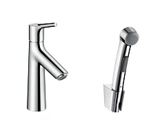 Смеситель с гигиеническим душем Hansgrohe Talis S хром