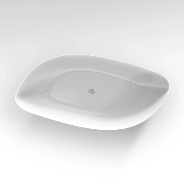 Ванна акриловая Black&White Swan 180x90 см белая 222SB00 (детальная фотография), без гидромассажа, большие