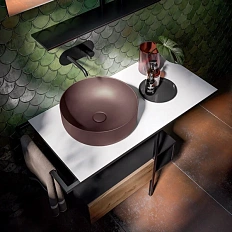 Раковина Kerasan Nolita 40 см Borgogna Matt