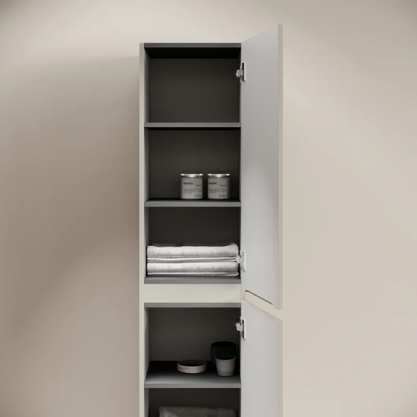 Шкаф-пенал подвесной Sancos Code 35 см серая платина PCD35GP (детальная фотография) index_1