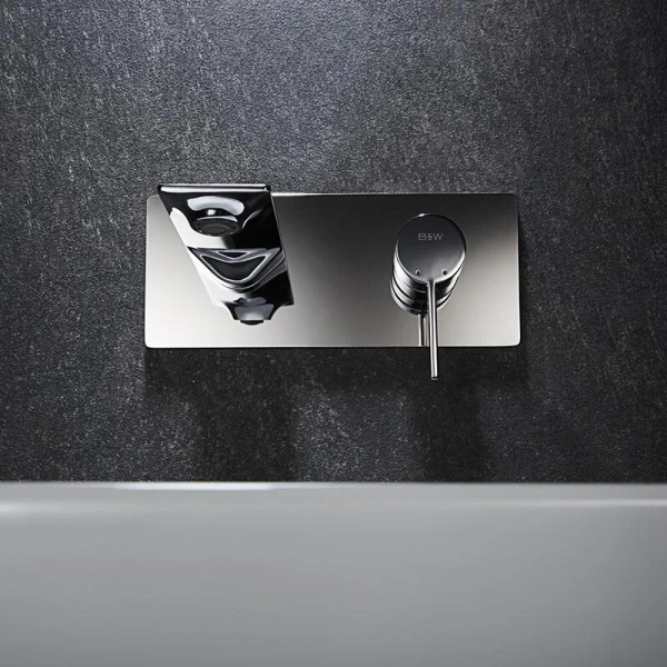 Смеситель для раковины Black&White Universe хром 7120U (детальная фотография), современные, hi-tech