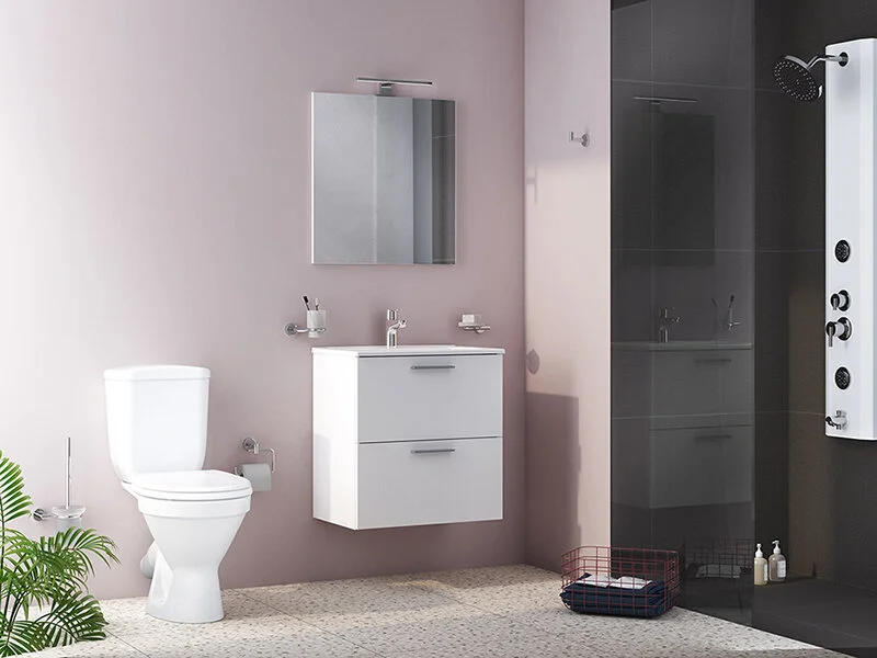 Унитаз-компакт с микролифтом VitrA Norm Blanc 9837B099-7201 (детальная фотография), современные, hi-tech, круглые