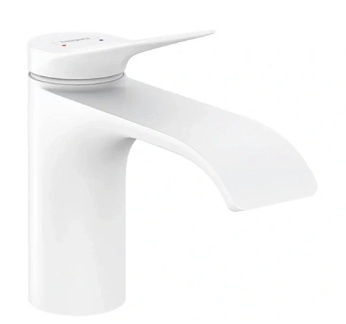 Смеситель для раковины Hansgrohe Vivenis белый матовый - фото 2