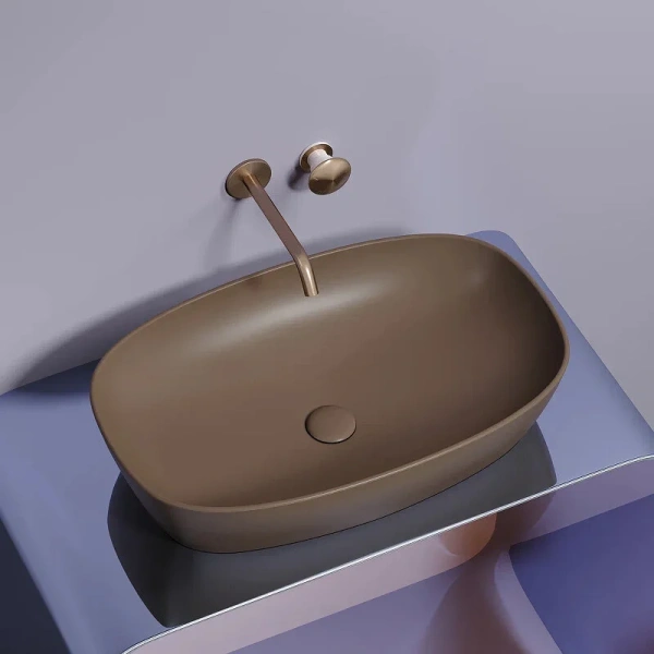 Раковина Ceramica Nova Element 60 см темно-коричневая CN6049MDB (детальная фотография) index_1