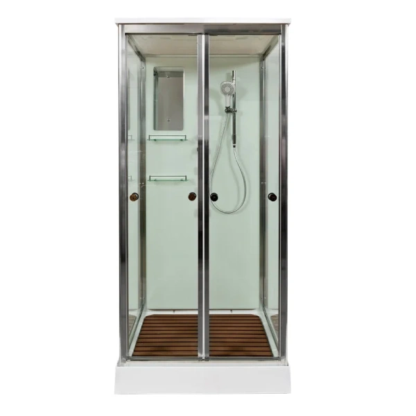 Душевая кабина Deto V 90х90 см средний поддон V9015 (детальная фотография), 90х90