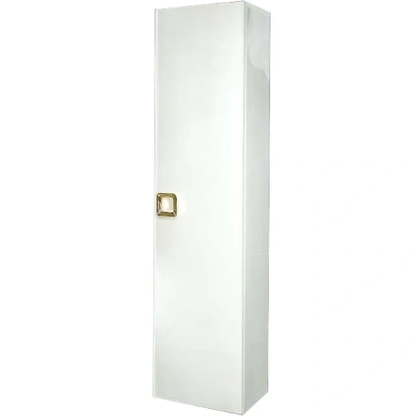 Шкаф-пенал подвесной Boheme Lucido 772 35 см с распашной дверцей (детальная фотография)