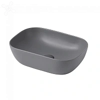 Раковина Abber Rechteck 46 см серая матовая