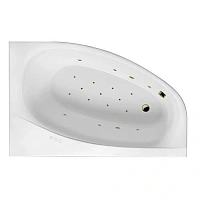 Ванна гидромассажная Excellent Kameleon Relax 170 x 110 см, правая, белый/бронза, WAEX.KMP17.RELAX.BR