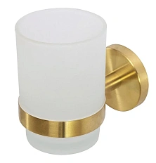 Стакан для ванной Cezares Relax брашированное золото