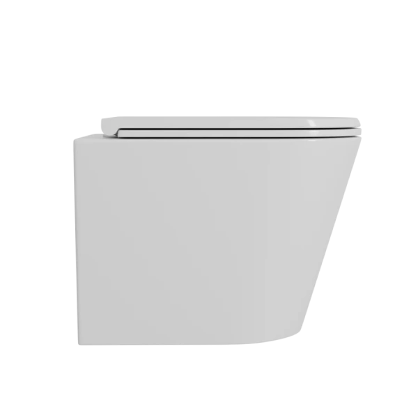 Унитаз подвесной D&K Venice безободковый DT1026516 (детальная фотография), без бачка, со скрытым бачком