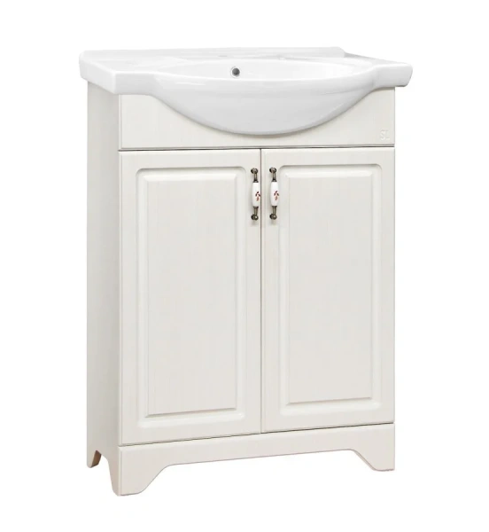 Тумба под раковину напольная Style Line Олеандр-2 62 см рельеф пастель ЛС-00000199 (детальная фотография)