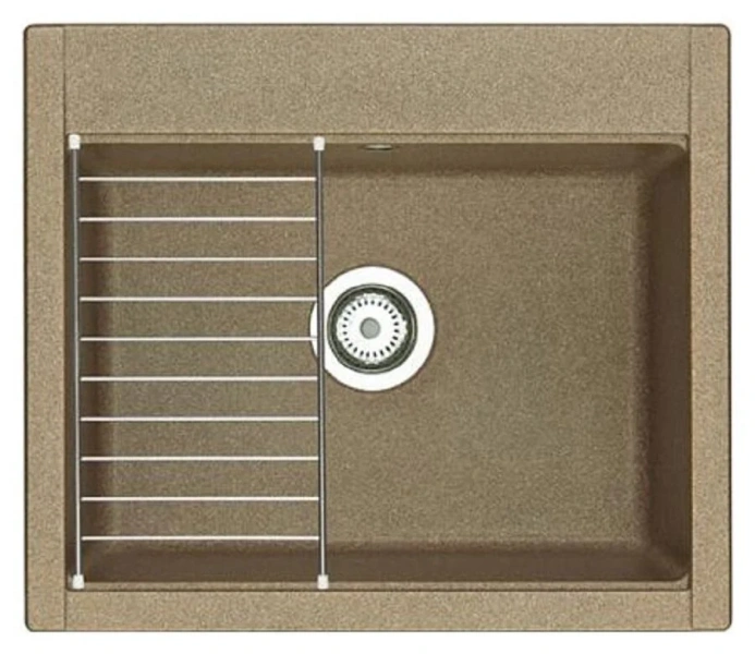 Мойка для кухни Акватон Делия 60 см терракот 1A715232LD270 (детальная фотография), врезные